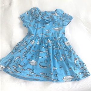 MINI RODINI nautical dress - Girls 5/6